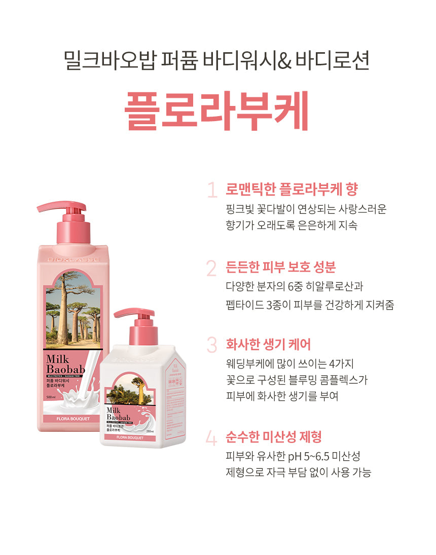 Milk Baobab Body Wash Flora Bouquet 1000ml