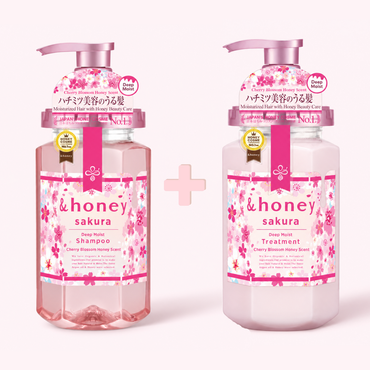 &honey Sakura Deep Moist Shampoo + Treatment SET