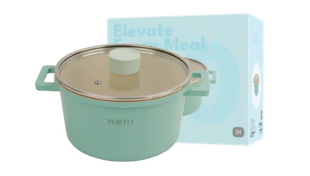 Non-Stick Mega Stone Pot 20cm (2.5L)_포르토 IH 논스틱 메가 스톤 팟 20cm