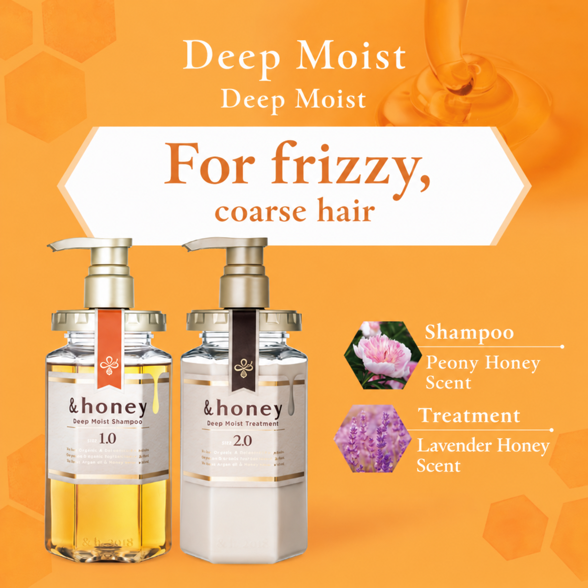 &honey Deep Moist Shampoo + Treatment SET
