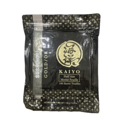 kaiyo _ Sushi Nori Half (100 Sheets)