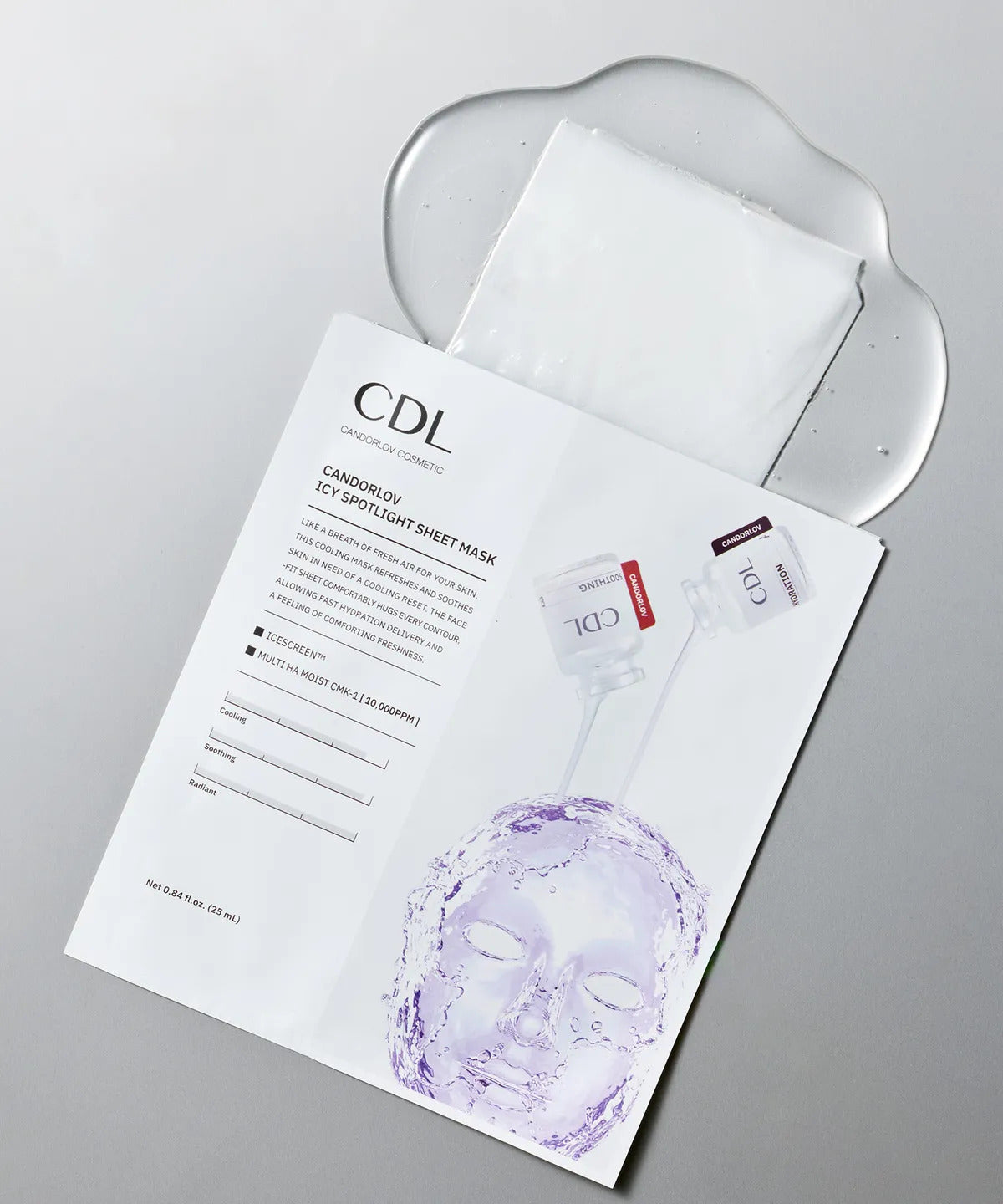 CDL Icy Spotlight Sheet Mask (1box (10sheets)) 칸도럽 아이시 스팟라이트 시트 마스크 (1box (10장))