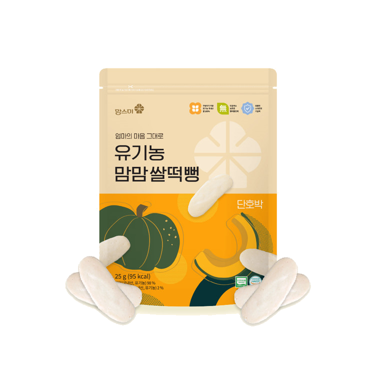 유기농 쌀떡뻥 단호박 有机年糕泡芙(秋南瓜)