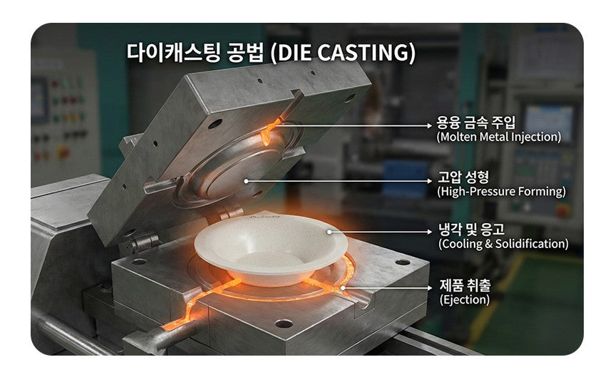 Eisenberg Flying Round Pan + Flying Deep Pan + Handle Set