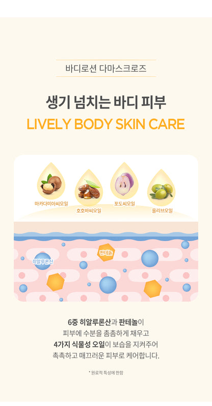 Milk Baobab Body Lotion Damask Rose 500ml