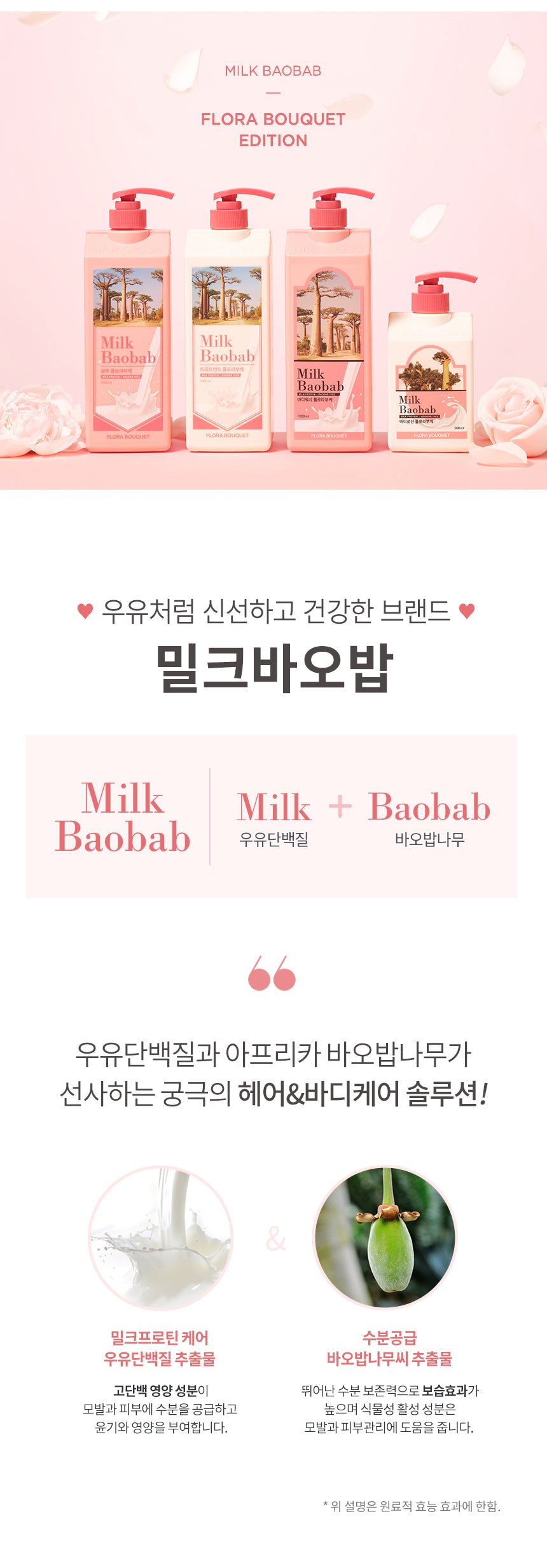 Milk Baobab Body Lotion Flora Bouquet 500ml