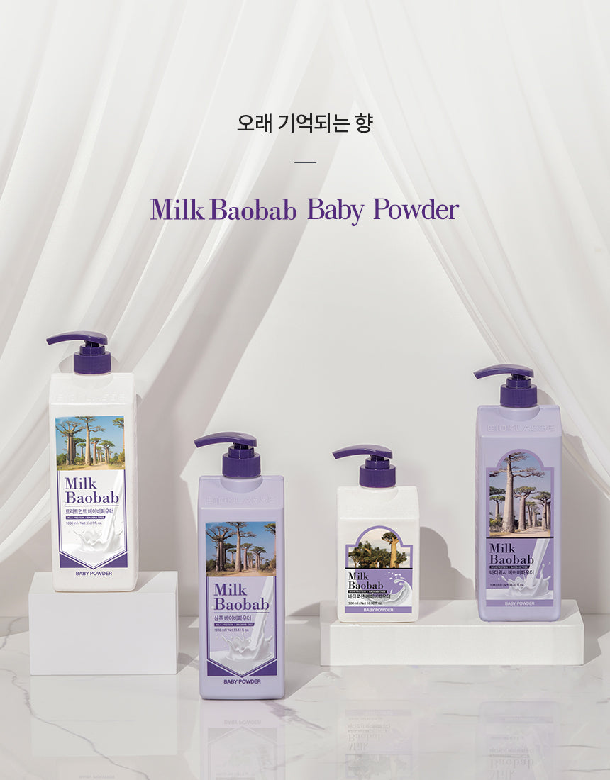 Milk Baobab Shampoo Baby Powder 1000ml