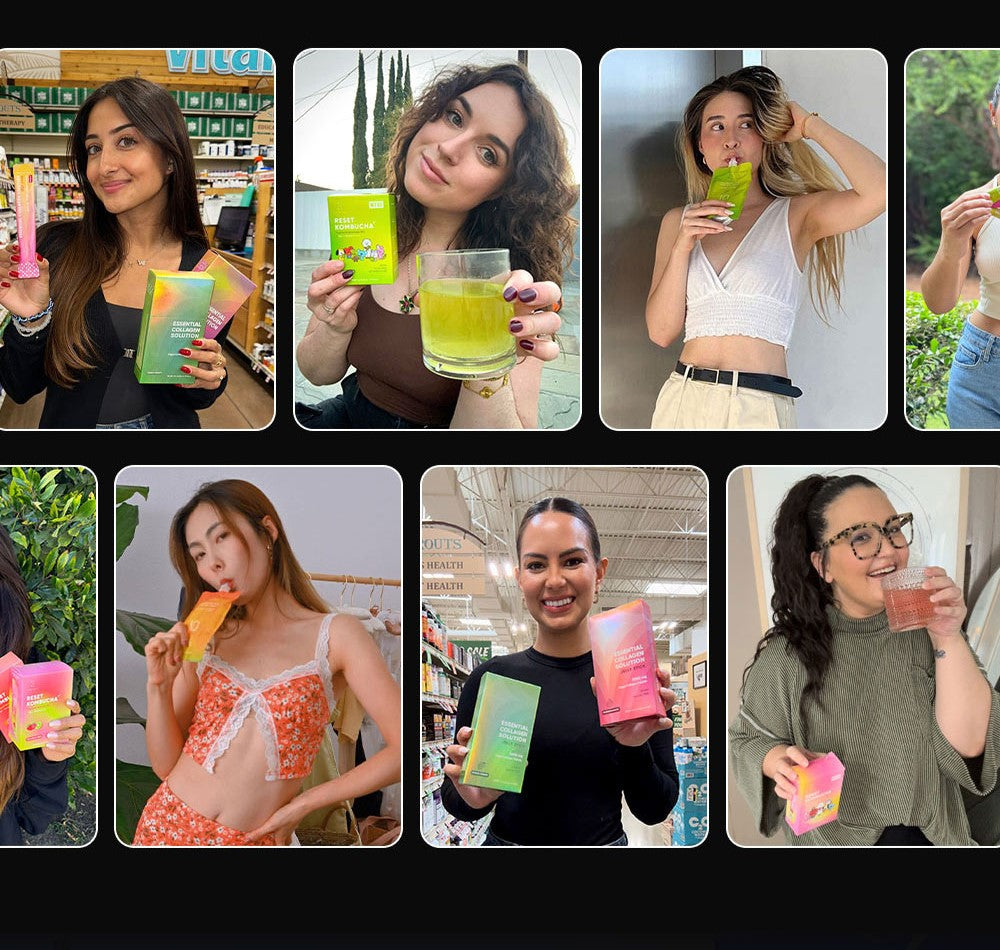 ESSENTIAL COLLAGEN SOLUTION JELLY STICK- POMEGRANATE Flavor (1 Box / 10 Sticks)