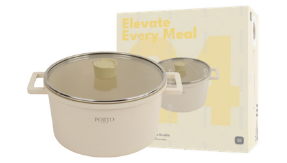 Non-Stick Mega Stone Pot 24cm (5.4L)_포르토 IH 논스틱 메가 스톤 팟 24cm