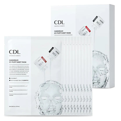 CDL Icy Puff Sheet Mask (1box (10sheets)) 칸도럽 아이시 퍼프 시트 마스크 (1box (10장))