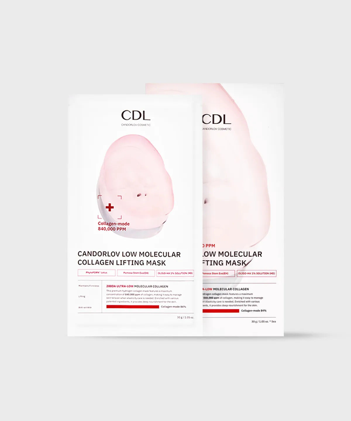 CDL Ultra-Low Molecular CollagenMode Lifting Mask (1box (5ea)) 칸도럽 저분자 콜라겐 리프팅 마스크 (1box (5개입))