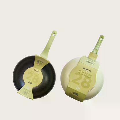 Non-Stick Mega Stone Wok 28cm_포르토 IH 논스틱 메가 스톤 웍 28cm