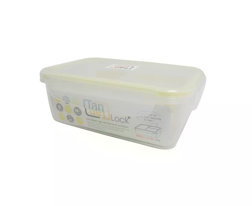 TANTAN LOCK REC 800ML / DIVIDER_탄탄락 직사각 800ml (칸막이형)