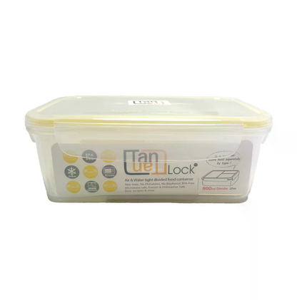 TANTAN LOCK REC 800ML / DIVIDER_탄탄락 직사각 800ml (칸막이형)