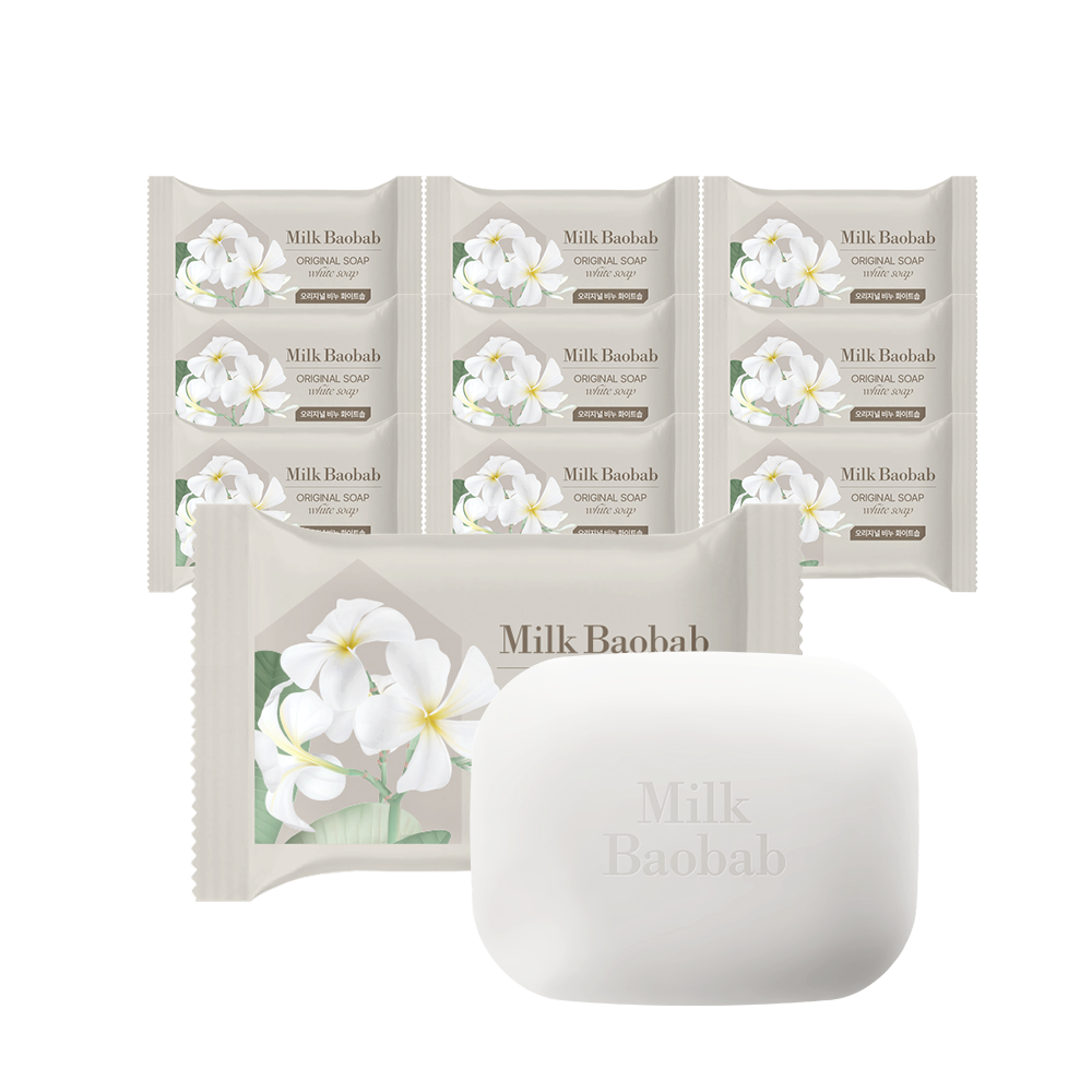 Milk Baobab Original Soap White Soap (100gX10ea)