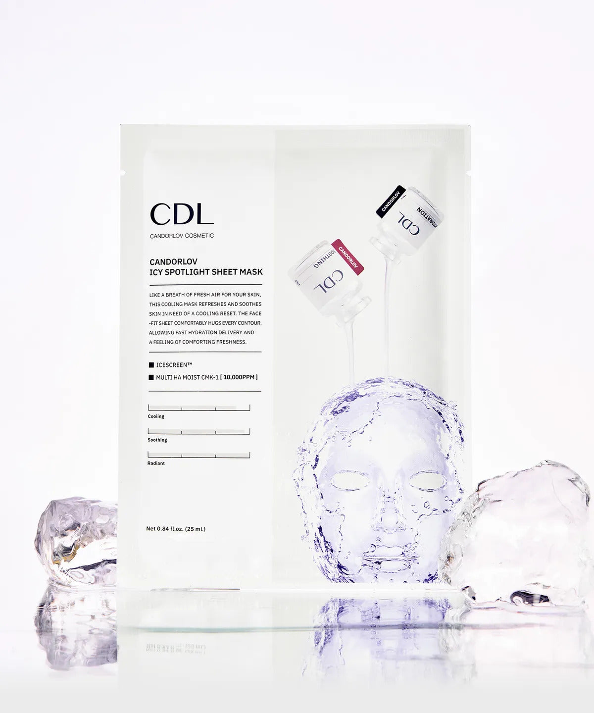 CDL Icy Spotlight Sheet Mask (1box (10sheets)) 칸도럽 아이시 스팟라이트 시트 마스크 (1box (10장))