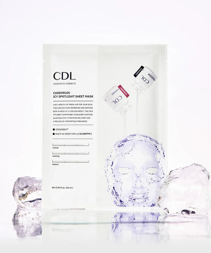CDL Icy Spotlight Sheet Mask (1box (10sheets)) 칸도럽 아이시 스팟라이트 시트 마스크 (1box (10장))