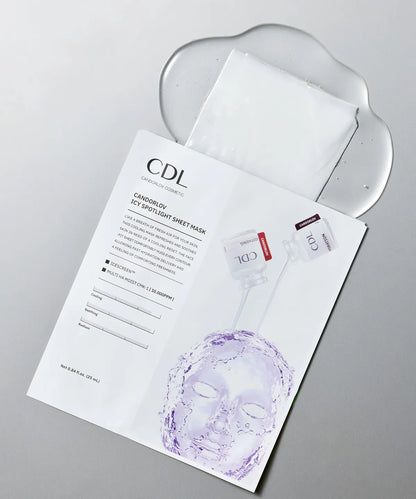 CDL Icy Spotlight Sheet Mask (1box (10sheets)) 칸도럽 아이시 스팟라이트 시트 마스크 (1box (10장))