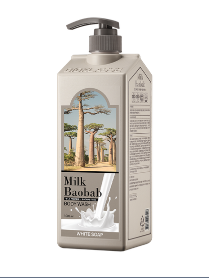 Milk Baobab Body Wash White Soap 1000ml