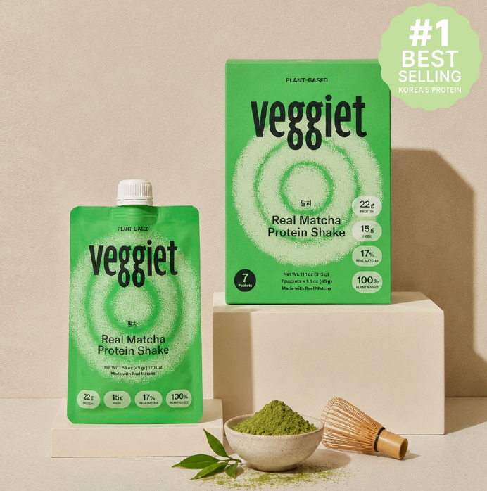 Veggiet Protein Shake #Real Matcha 45g